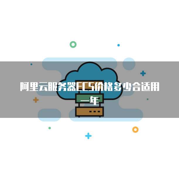阿里云服务器ECS价格多少合适用一年