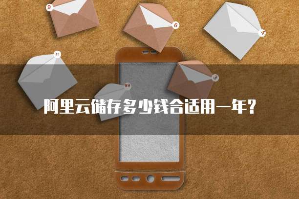 阿里云储存多少钱合适用一年?