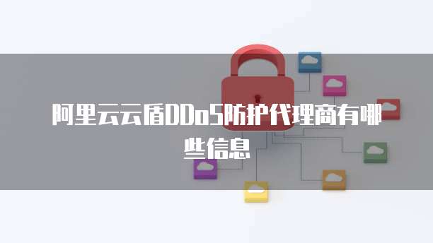 阿里云云盾DDoS防护代理商有哪些信息