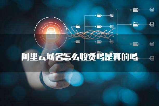 阿里云域名怎么收费吗是真的吗