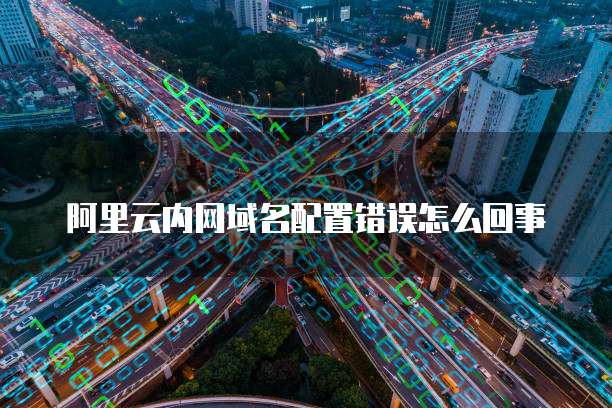 阿里云内网域名配置错误怎么回事