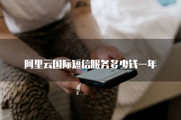 阿里云国际短信服务多少钱一年