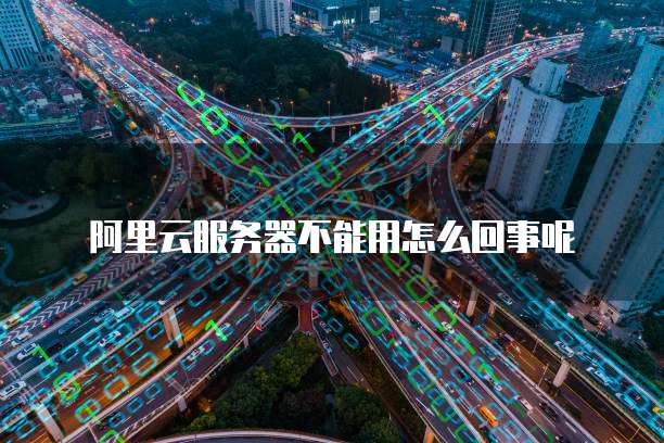 阿里云服务器不能用怎么回事呢