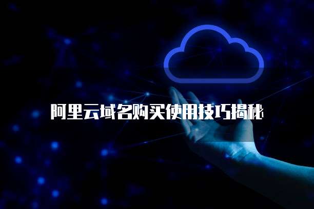 阿里云域名购买使用技巧揭秘