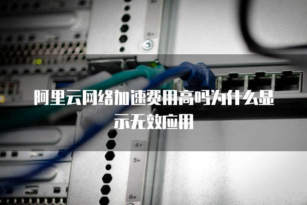 阿里云网络加速费用高吗为什么显示无效应用