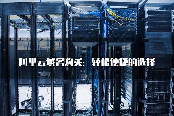 阿里云域名购买：轻松便捷的选择