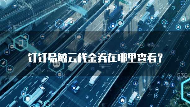 钉钉易鲸云代金券在哪里查看?