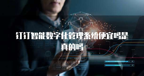钉钉智能数字化管理系统便宜吗是真的吗