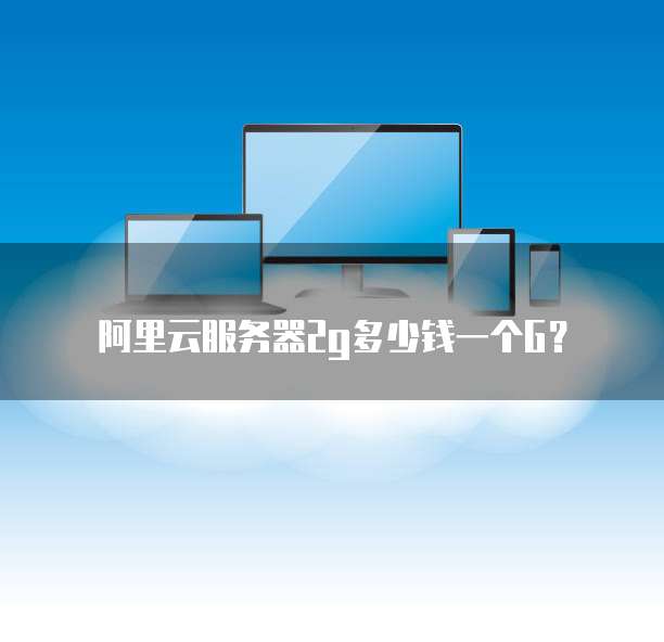 阿里云服务器2g多少钱一个G?