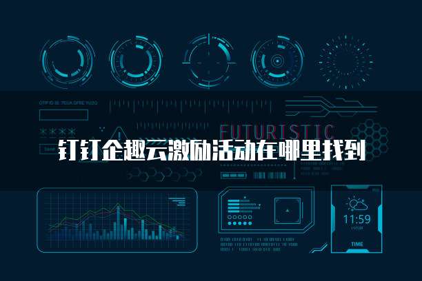 钉钉企趣云激励活动在哪里找到