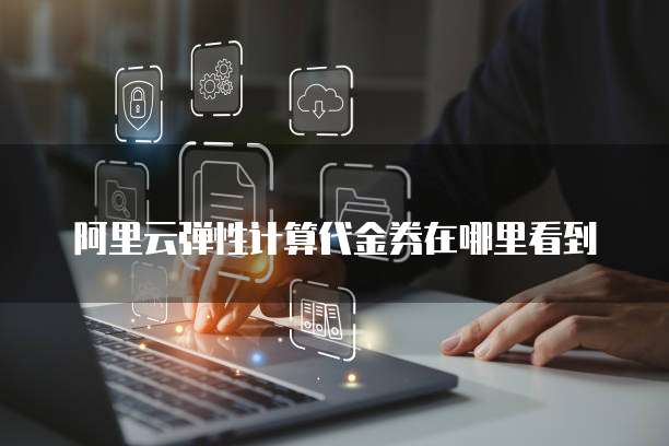 阿里云弹性计算代金券在哪里看到