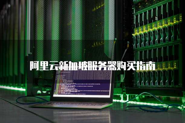 阿里云新加坡服务器购买指南