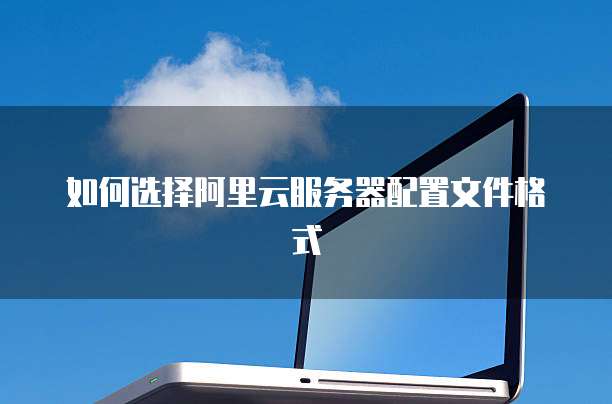 如何选择阿里云服务器配置文件格式