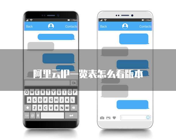 阿里云ip一览表怎么看版本