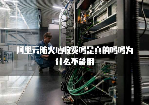 阿里云防火墙收费吗是真的吗吗为什么不能用