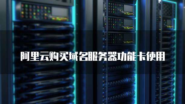 阿里云购买域名服务器功能卡使用