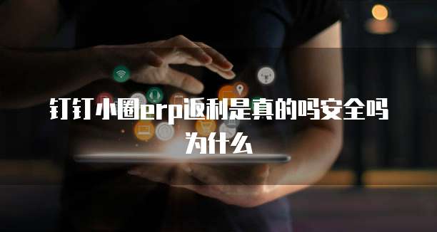 钉钉小圈erp返利是真的吗安全吗为什么