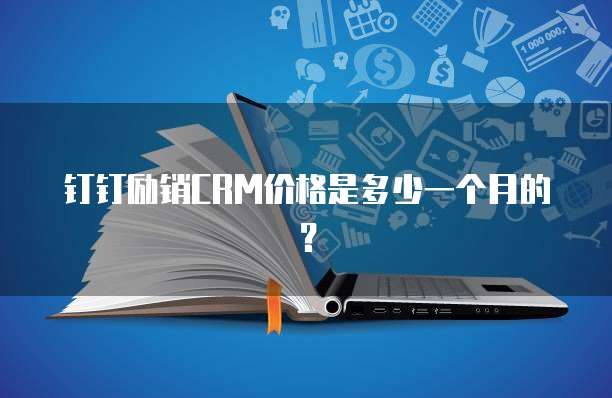 钉钉励销CRM价格是多少一个月的?