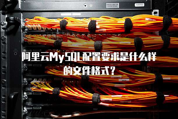 阿里云MySQL配置要求是什么样的文件格式?