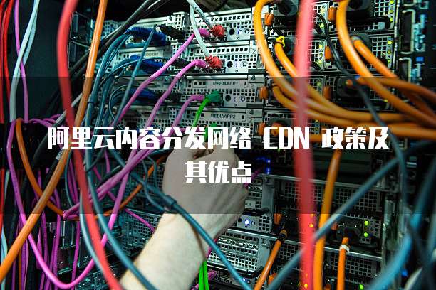 阿里云内容分发网络 CDN 政策及其优点