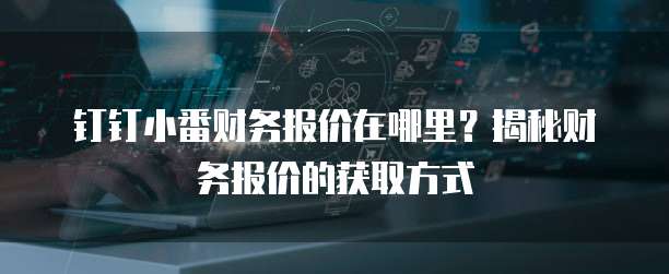 钉钉小番财务报价在哪里?揭秘财务报价的获取方式