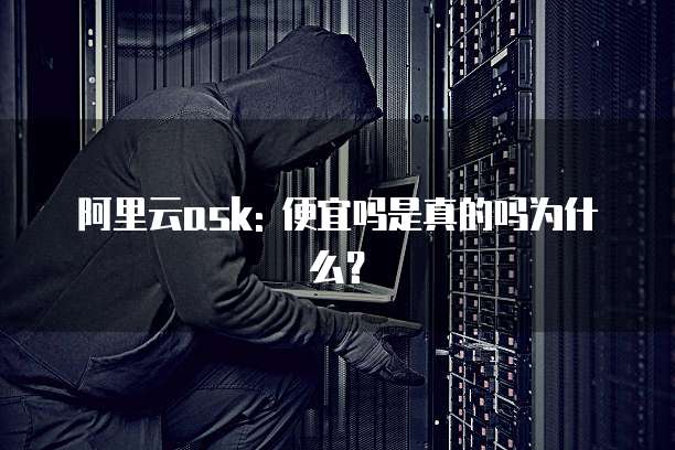 阿里云ask: 便宜吗是真的吗为什么?