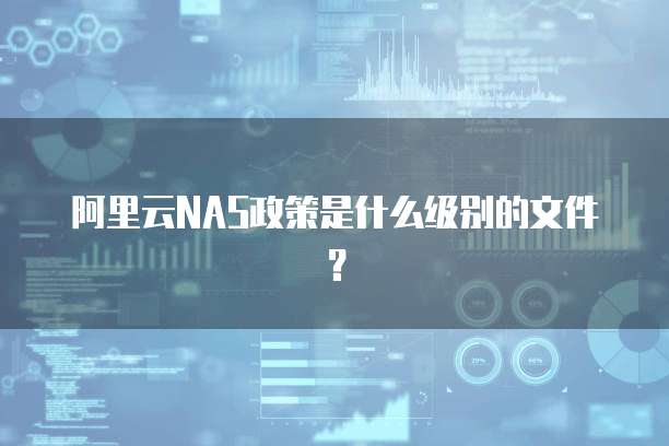 阿里云NAS政策是什么级别的文件?