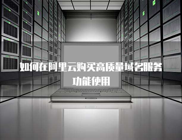 如何在阿里云购买高质量域名服务功能使用