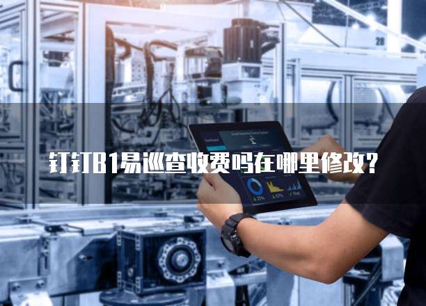 钉钉B1易巡查收费吗在哪里修改?