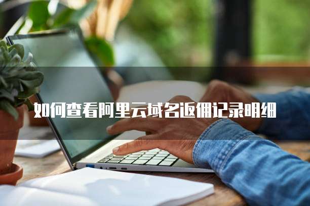 如何查看阿里云域名返佣记录明细
