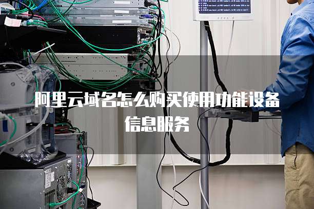 阿里云域名怎么购买使用功能设备信息服务