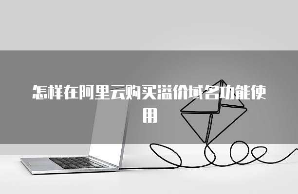 怎样在阿里云购买溢价域名功能使用