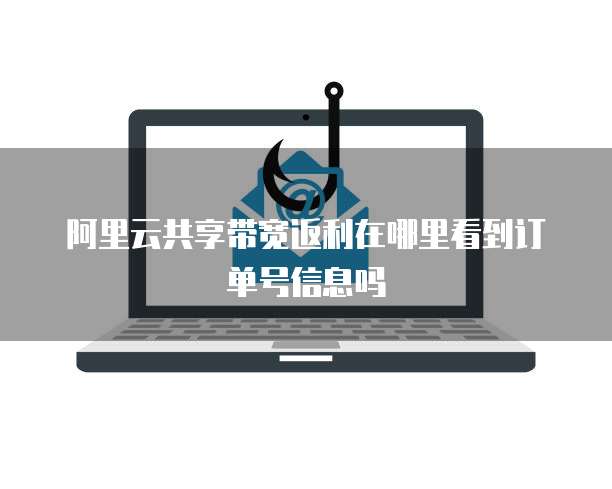 阿里云共享带宽返利在哪里看到订单号信息吗