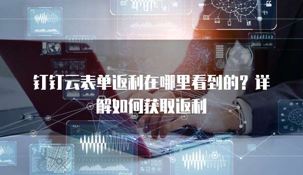 钉钉云表单返利在哪里看到的？详解如何获取返利