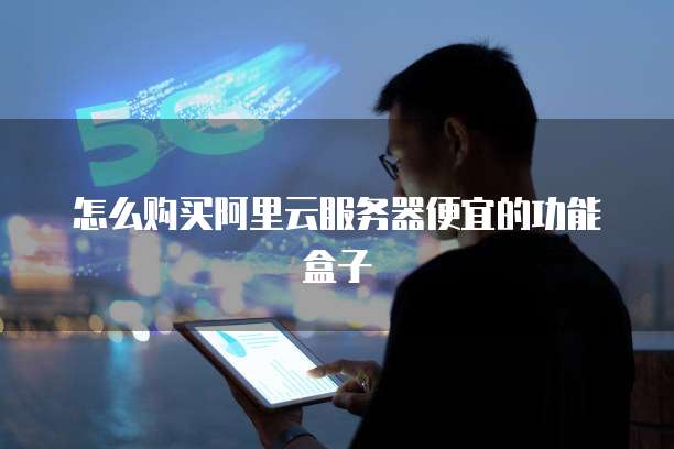 怎么购买阿里云服务器便宜的功能盒子