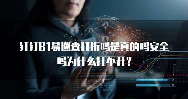 钉钉B1易巡查打折吗是真的吗安全吗为什么打不开？