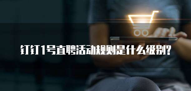 钉钉1号直聘活动规则是什么级别?