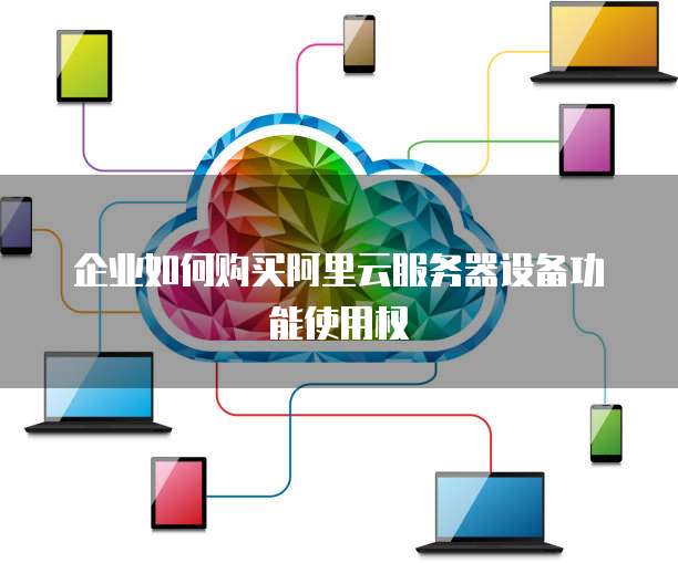 企业如何购买阿里云服务器设备功能使用权