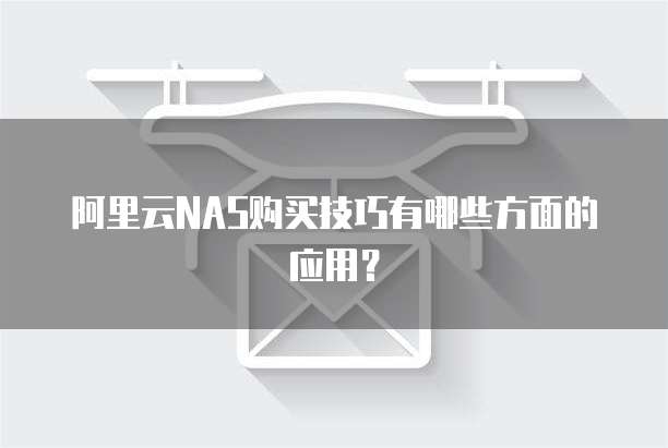 阿里云NAS购买技巧有哪些方面的应用?