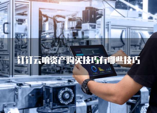 钉钉云呐资产购买技巧有哪些技巧