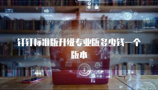 钉钉标准版升级专业版多少钱一个版本