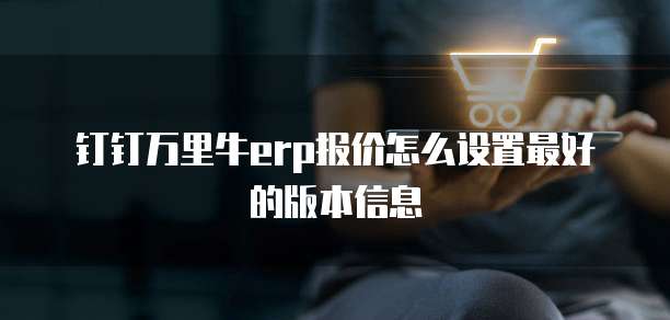 钉钉万里牛erp报价怎么设置最好的版本信息