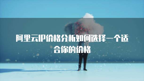 阿里云IP价格分析如何选择一个适合你的价格