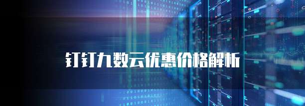 钉钉九数云优惠价格解析
