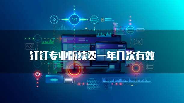 钉钉专业版续费一年几次有效