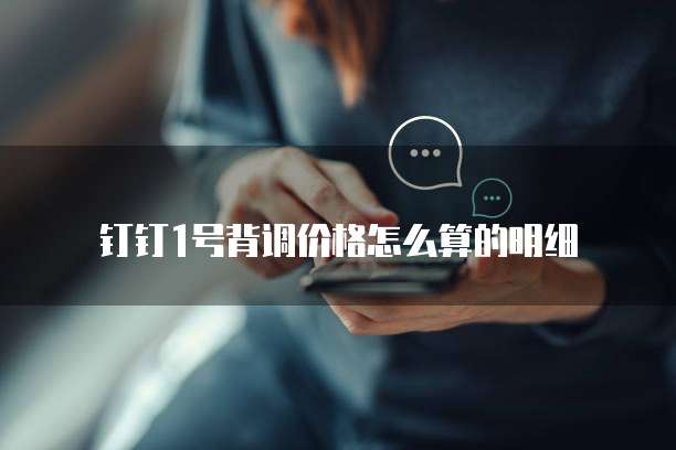 钉钉1号背调价格怎么算的明细
