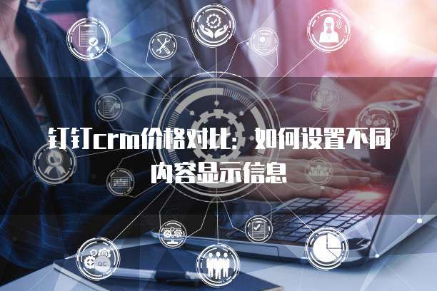 钉钉crm价格对比:如何设置不同内容显示信息