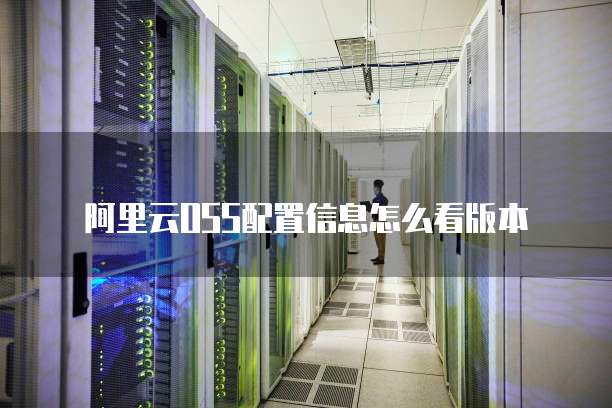 阿里云OSS配置信息怎么看版本