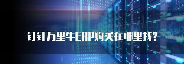 钉钉万里牛ERP购买在哪里找?