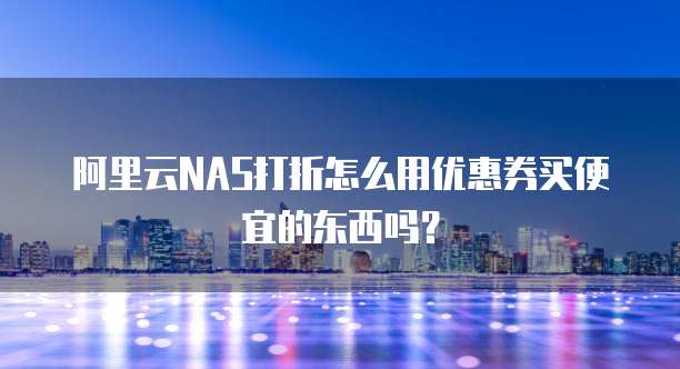 阿里云NAS打折怎么用优惠券买便宜的东西吗?